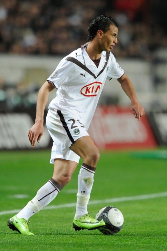 Marouane Chamakh (Bordeaux), au Parc des Princes, lors du match PSG-Bordeaux, le  samedi 10 avril.