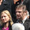 Liam Neeson et Joely Richardson aux obsèques de Corin Redgrave, en la cathédrale Saint-Paul de Londres. 12/04/2010