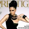 Nicole Scherzinger en couverture du magazine Prestige