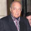 Mohamed Al-Fayed arrive à l'exposition privée Grace Kelly : Style Icon, le 15/04/2010.