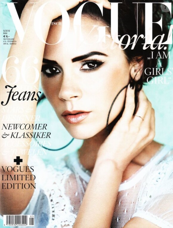 Victoria Beckham en couverture du Vogue Allemagne du mois de mai