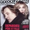 Gérard et Julie Depardieu en couverture des Inrockuptibles