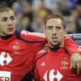 Franck Ribéry et Karim Benzema 