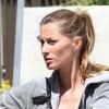 Gisele Bündchen sortant de son cours de sport à San Fernando Valley, le 23 avril 2010