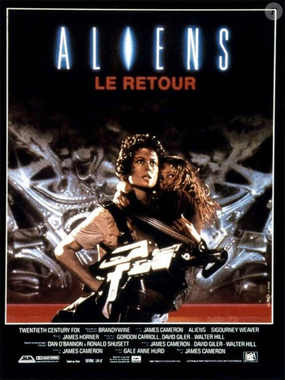 L'affiche d'Aliens le retour, de James Cameron, sorti en 1986.