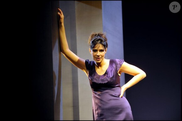 Margot Faure dans la pièce "Jalousie en trois mails" (4 mai 2010)