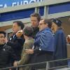 Hugh Grant au match opposant l'Atletico Madrid à Fulham en finale de la coupe de l'UEFA
