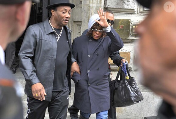 Whitney Houston quitte son hôtel de Berlin le 13 mai 2010