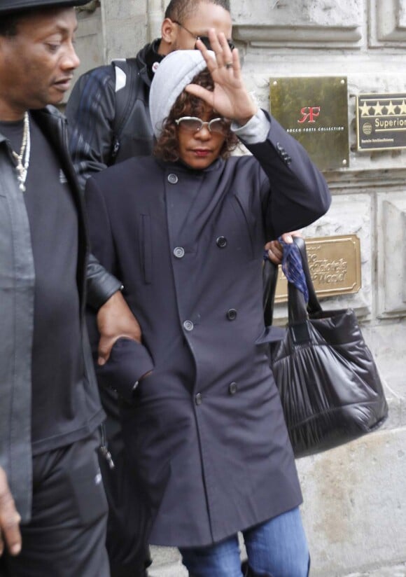 Whitney Houston quitte son hôtel de Berlin le 13 mai 2010