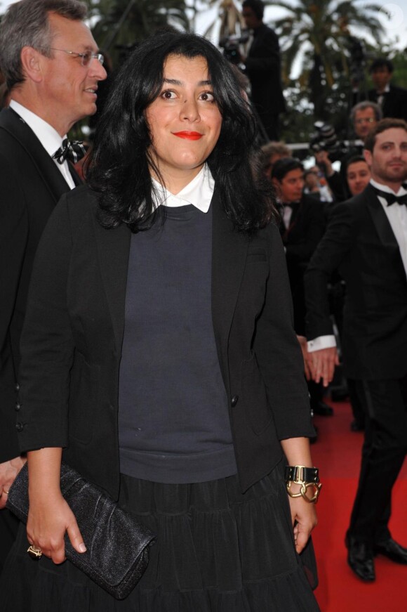 Marjane Satrapi à la projection du film La princesse de Montpensier, au  63e festival de Cannes. 16/05/2010