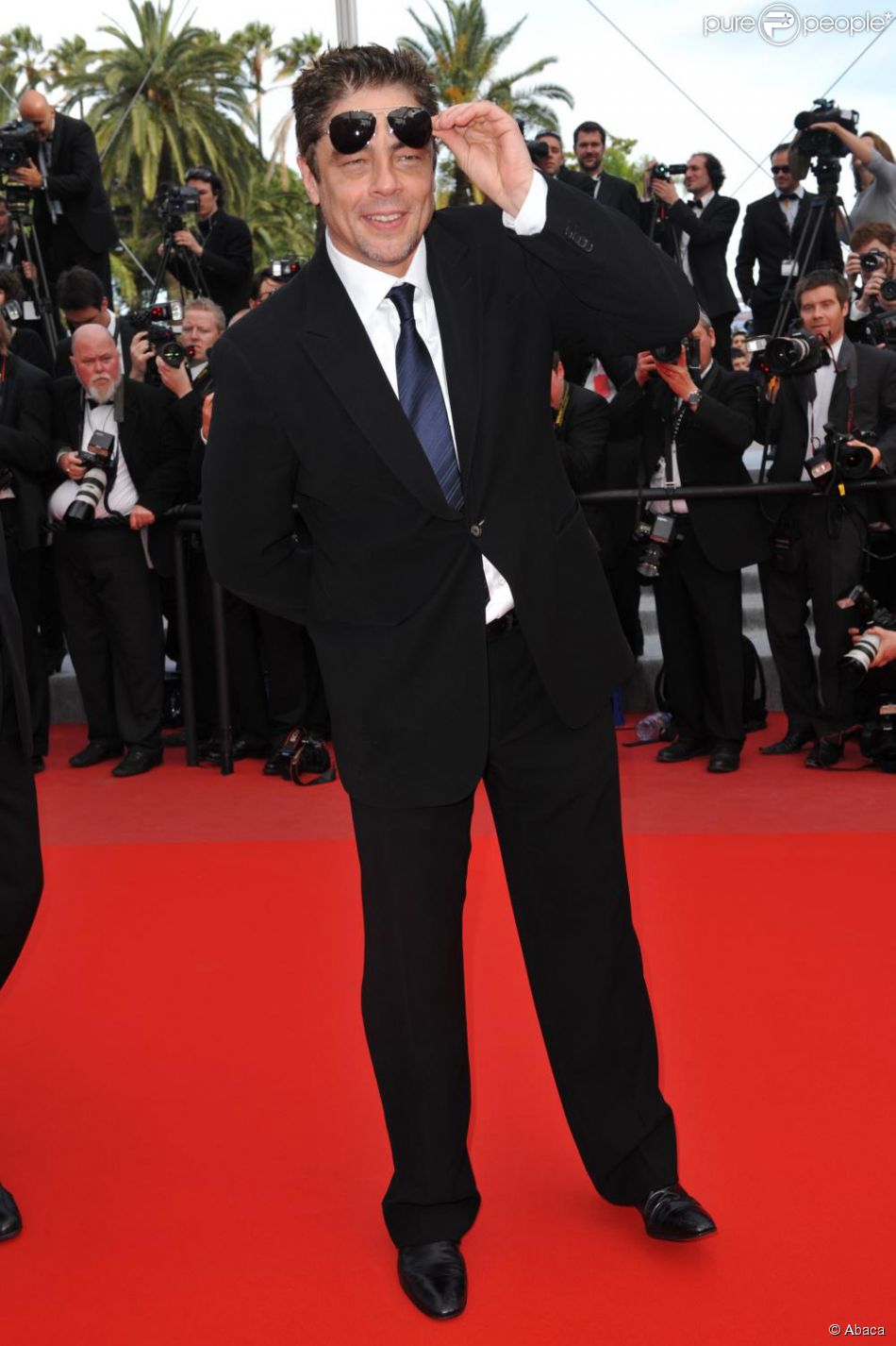 Benicio Del Toro lors du 63ème Festival de Cannes en mai 2010