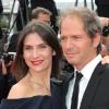 Géraldine Pailhas et son compagnon Christopher Thompson au 63e festival de Cannes. 19/05/2010
