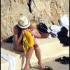 Naomi Watts et ses fils dans la piscine de l'Hotel du Cap, à Antibes
