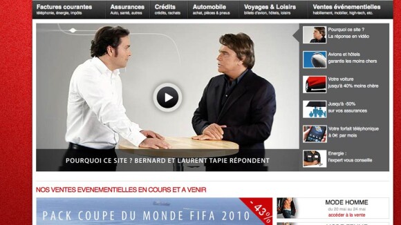 Bernard Tapie : Regardez-le interviewer son fils Laurent et... "secouer les cocotiers" pour le peuple !
