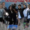 Les Jonas Brothers et Demi Lovato, qui figurent au casting du téléfilm Camp Rock 2, étaient les invités de l'émission Good Morning America, le vendredi 21 mai.
