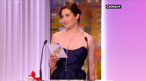 Emmanuelle Devos a remis le prix du scénario à Poetry