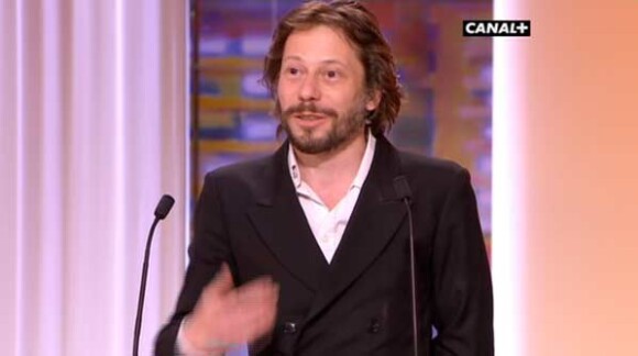 Mathieu Amalric a reçu le prix de la mise en scène pour Tournée