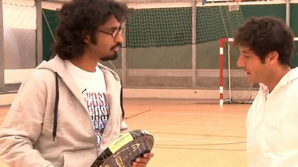 Sébastien Folin : Regardez-le, raquette en main, s'entraîner pour... Roland-Garros !