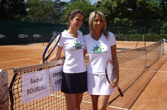 Tournoi des personnalités 2010, le 3 juin : Clémence Castel et Rachel Bourlier