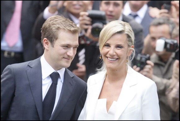 Laurence Ferrari et son mari Renaud Capuçon attendent leur premier enfant. Ici en juillet 2009