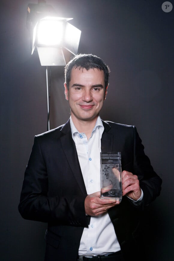 Laurent Luyat a reçu le Trophée Marianne 2010 durant le Salon du Timbre