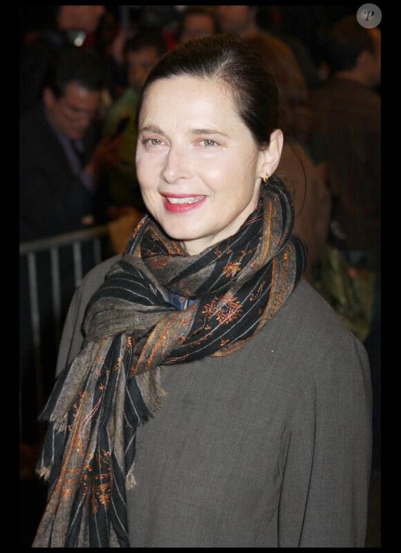 L'actrice italienne Isabella Rossellini