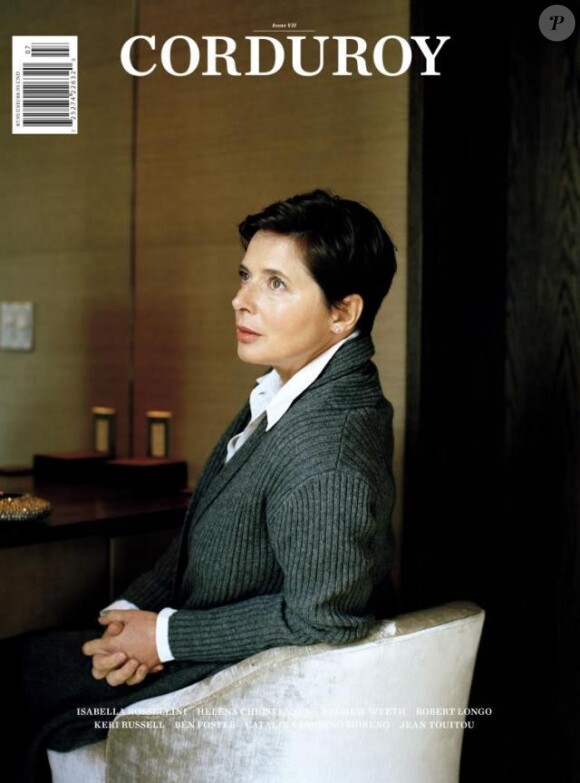 Isabella Rossellini en couverture de Corduroy pour l'édition de l'été 2010