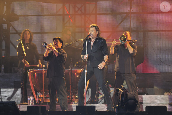 Le concert de Johnny Hallyday au Champ-de-Mars le 14 juillet 2009