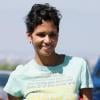 Halle Berry fait la promotion des énergies propres à Inglewood avec T-shirt expliquant comment diminuer le dioxyde de carbone le 23 juin 2010