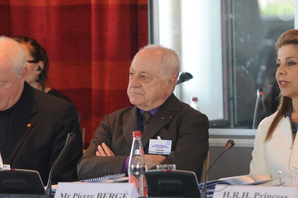 Pierre Bergé, siège de l'Unesco, à Paris, le 24 juin 2010