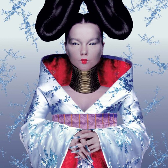 Björk par Alexander McQueen et Nick Knight, pochette de l'album Homogenic, 1997