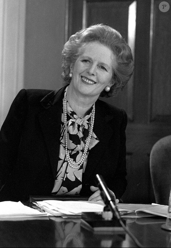 Margaret Thatcher en 1985