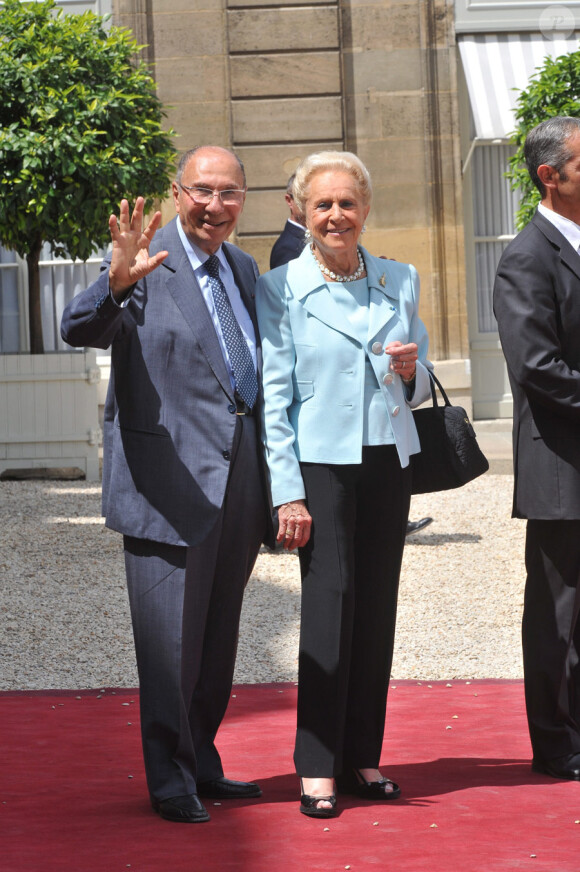 Serge et Nicole Dassault le 14 juillet 2009