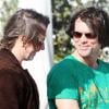 Jim Carrey raconte des blagues à son copain Gary Oldman lors du 4 juillet 2010 dans sa demeure à Malibu