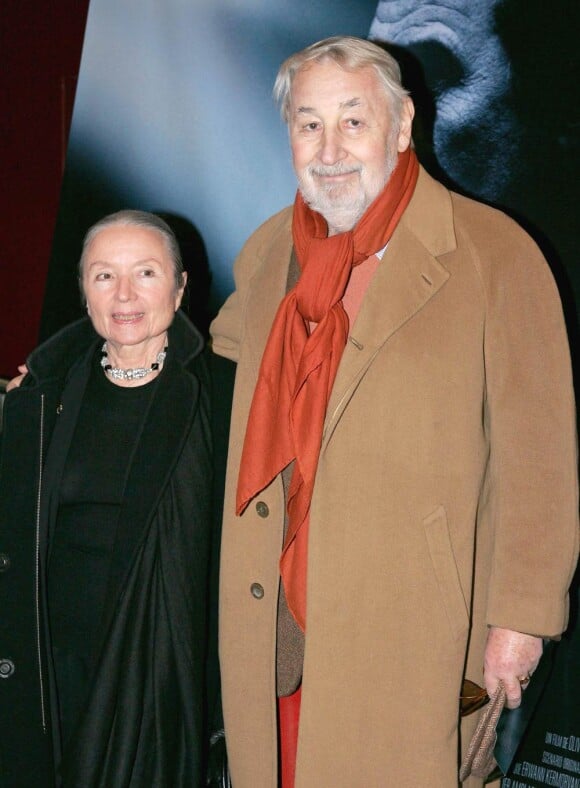 Philippe Noiret et sa femme Monique Chaumette.