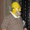 James Gandolfini et son masque d'Homer Simpson