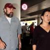 James Gandolfini et sa femme à l'aéroport de Los Angeles