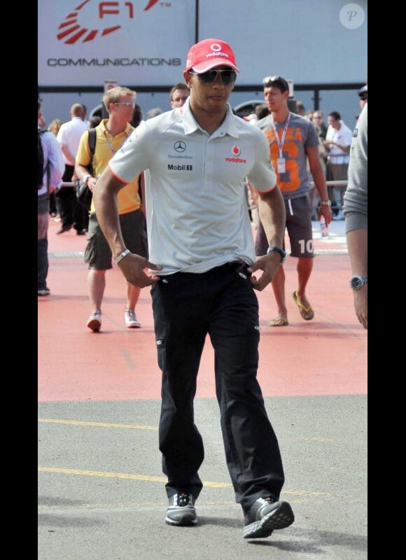 Lewis Hamilton au Grand Prix de Silverstone, le 11 juillet 2010.