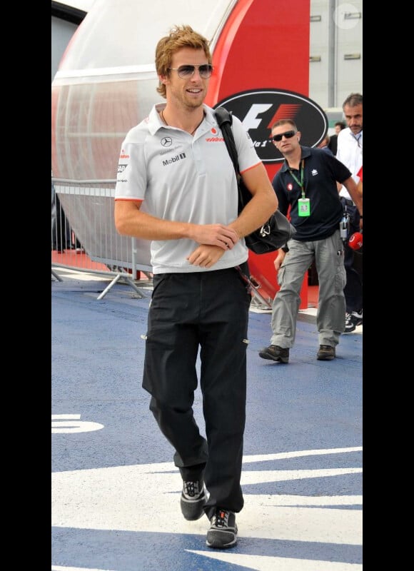 Jenson Button au Grand Prix de Silverstone, le 11 juillet 2010.