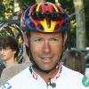Thomas Coville lors de l'Etape du coeur du Tour de France, entre Bordeaux et Pauillac, au profit de l'association Mécénat Chirurgie Cardiaque le 24 juillet 2010