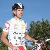 Paul Belmondo lors de l'Etape du coeur du Tour de France, entre Bordeaux et Pauillac, au profit de l'association Mécénat Chirurgie Cardiaque le 24 juillet 2010