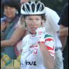 Magali Le Floch' lors de l'Etape du coeur du Tour de France, entre Bordeaux et Pauillac, au profit de l'association Mécénat Chirurgie Cardiaque le 24 juillet 2010