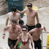 Katy Perry en vacances avec des amis et son petit frère David, aux Bahamas dans le célèbre hôtel Atlantis.