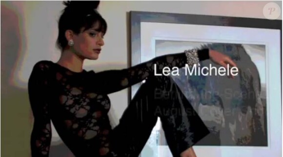 Lea Michele en plein shooting pour le site MARKTBeauty