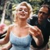 Marilyn Monroe splendide, en compagnie de son dernier mari Arthur Miller.