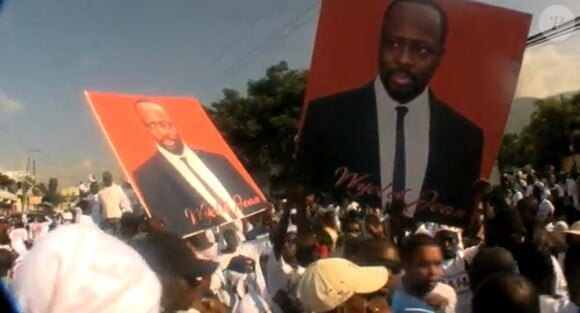 Images extraites du premier clip de campagne de Wyclef Jean, pour Haïti, août 2010
