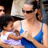 Heidi Klum et ses enfants à New York