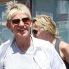 Déjeuner en amoureux pour Portia de Rossi et Elle DeGeneres, à Los Angeles, le 12 août 2010