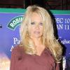 Pamela Anderson à la conférence de presse d'Aladdin, The Genie in the Lamp