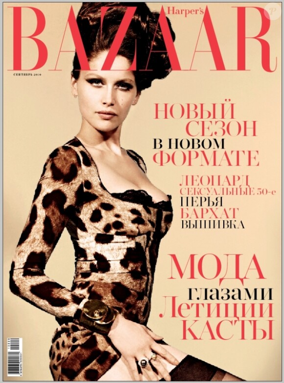 Laetitia Casta pour Harper's Bazaar édition russe du mois de septembre 2010